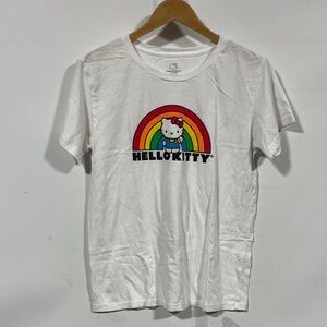 Hello Kitty Rainbow Graphic Tee - White